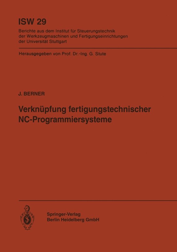 Front cover_Verknüpfung fertigungstechnischer NC-Programmiersysteme