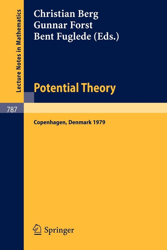 Couverture_Potential Theory: Copenhagen 1979