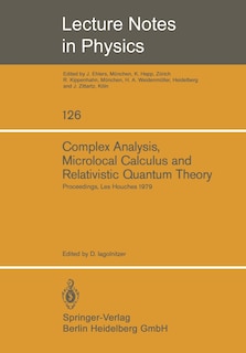 Front cover_Complex Analysis, Microlocal Calculus and Relativistic Quantum Theory