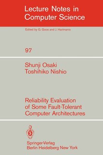 Front cover_Reliability Evaluation of Some Fault-Tolerant Computer Architectures