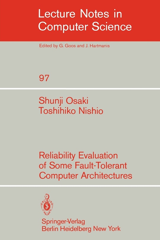 Front cover_Reliability Evaluation of Some Fault-Tolerant Computer Architectures