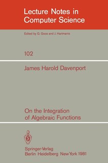 Front cover_On the Integration of Algebraic Functions