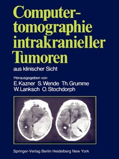 Couverture_Computertomographie intrakranieller Tumoren aus klinischer Sicht