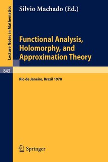 Couverture_Functional Analysis, Holomorphy, and Approximation Theory