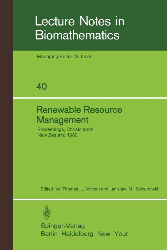 Front cover_Renewable Resource Management