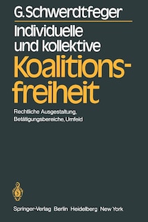 Couverture_Individuelle und kollektive Koalitionsfreiheit