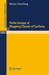 Front cover_Finite Groups of Mapping Classes of Surfaces