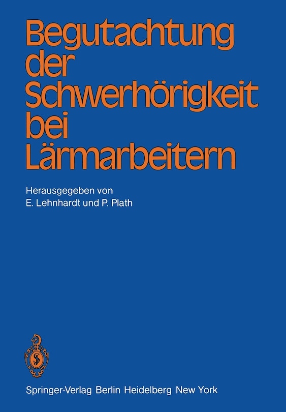 Front cover_Begutachtung der Schwerhörigkeit bei Lärmarbeitern