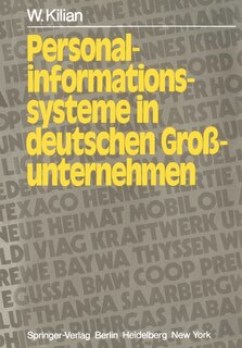 Front cover_Personalinformationssysteme in deutschen Großunternehmen