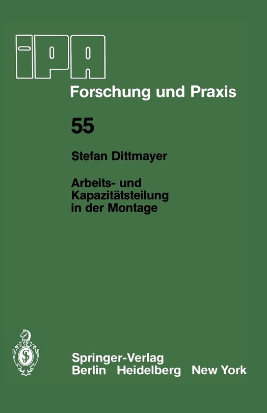 Couverture_Arbeits- und Kapazitätsteilung in der Montage