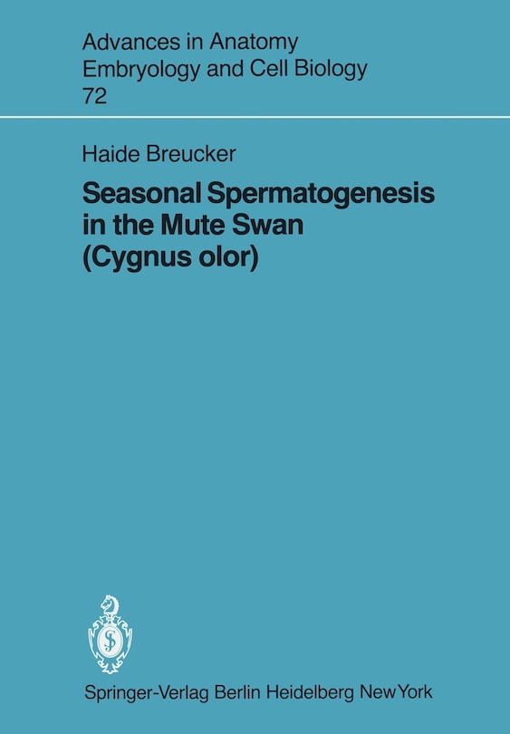 Couverture_Seasonal Spermatogenesis in the Mute Swan (Cygnus olor)