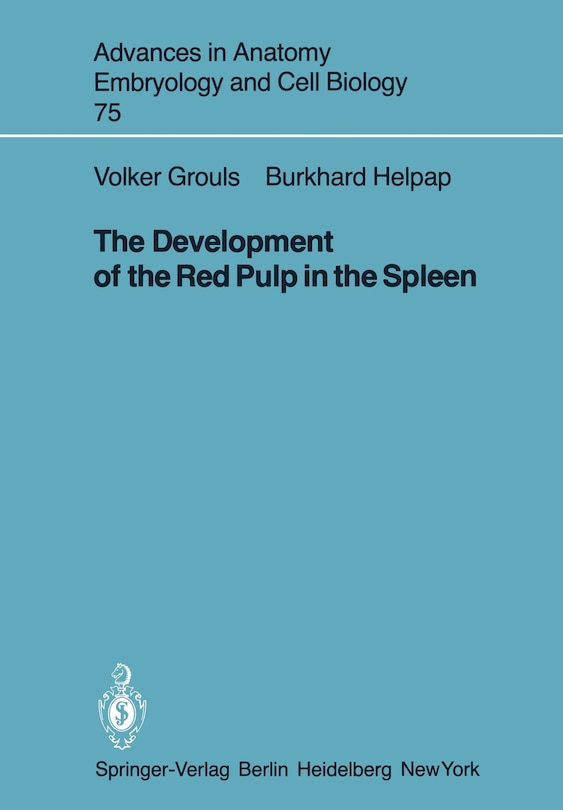 Front cover_The Development of the Red Pulp in the Spleen