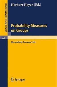 Front cover_Probability Measures on Groups