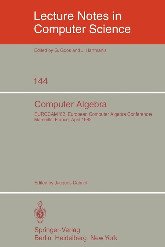 Front cover_Computer Algebra
