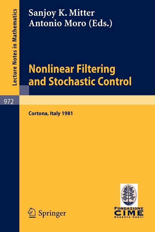 Couverture_Nonlinear Filtering and Stochastic Control