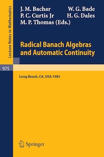 Front cover_Radical Banach Algebras and Automatic Continuity