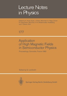 Couverture_Application of High Magnetic Fields in Semiconductor Physics