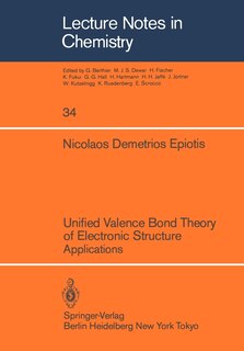 Couverture_Unified Valence Bond Theory of Electronic Structure