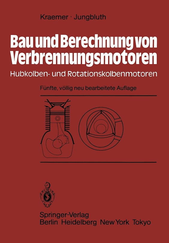 Front cover_Bau Und Berechnung Von Verbrennungsmotoren