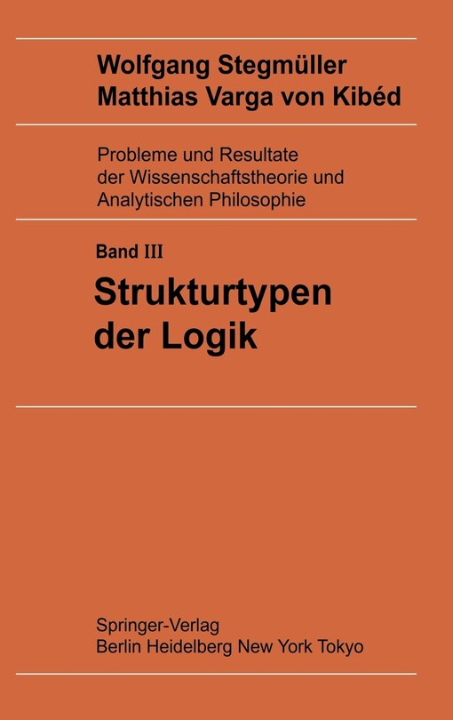 Front cover_Strukturtypen der Logik
