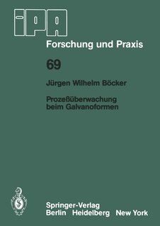 Front cover_Prozeßüberwachung beim Galvanoformen