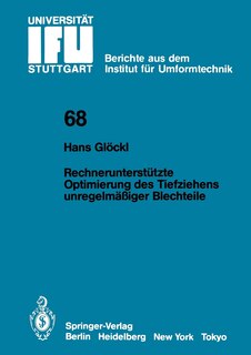 Couverture_Rechnerunterstützte Optimierung des Tiefziehens unregelmäßiger Blechteile