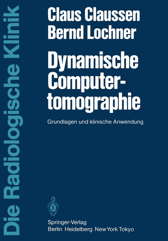 Front cover_Dynamische Computertomographie
