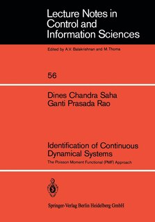 Front cover_Identification Of Continuous Dynamical Systems