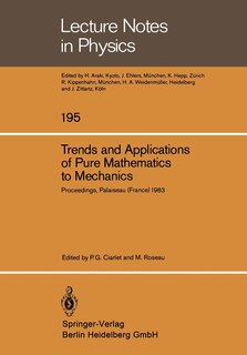Couverture_Trends and Applications of Pure Mathematics to Mechanics
