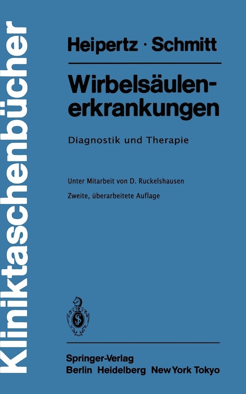 Front cover_Wirbelsäulenerkrankungen