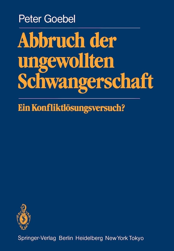 Couverture_Abbruch der ungewollten Schwangerschaft