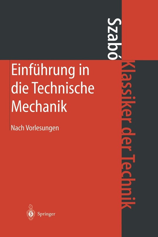 Front cover_Einführung in die Technische Mechanik