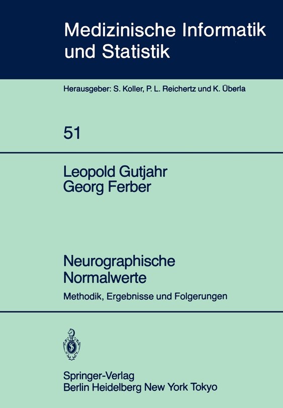 Front cover_Neurographische Normalwerte