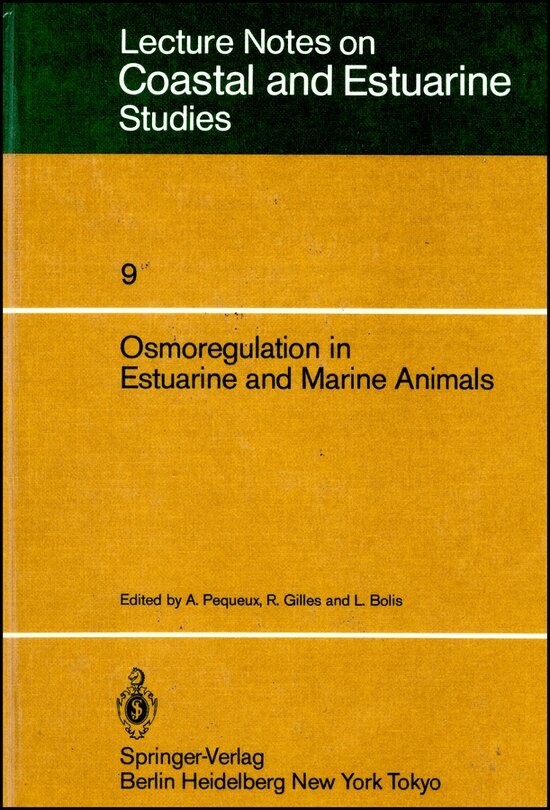 Front cover_Osmoregulation in Estuarine and Marine Animals