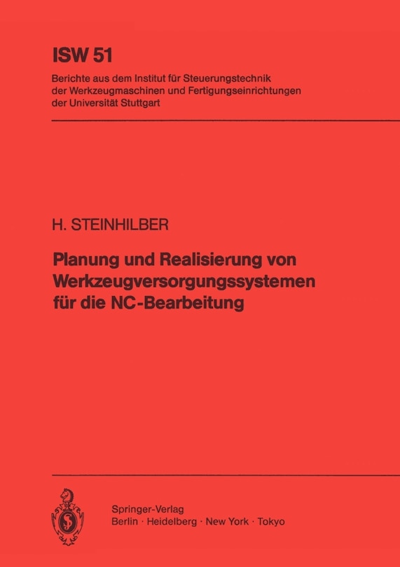 Planung und Realisierung von Werkzeugversorgungssystemen für die NC-Bearbeitung