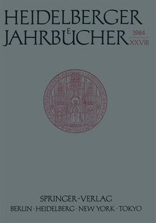 Front cover_Heidelberger Jahrbücher