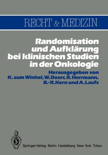 Front cover_Randomisation und Aufklärung bei klinischen Studien in der Onkologie