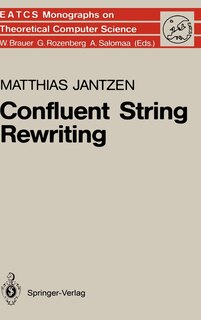 Front cover_Confluent String Rewriting