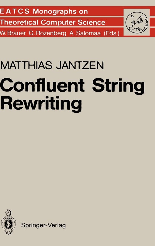 Front cover_Confluent String Rewriting