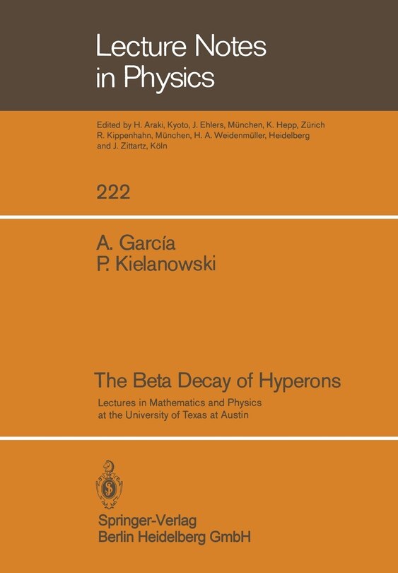 Couverture_The Beta Decay of Hyperons
