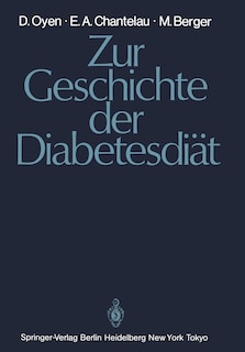 Front cover_Zur Geschichte der Diabetesdi&auml;t