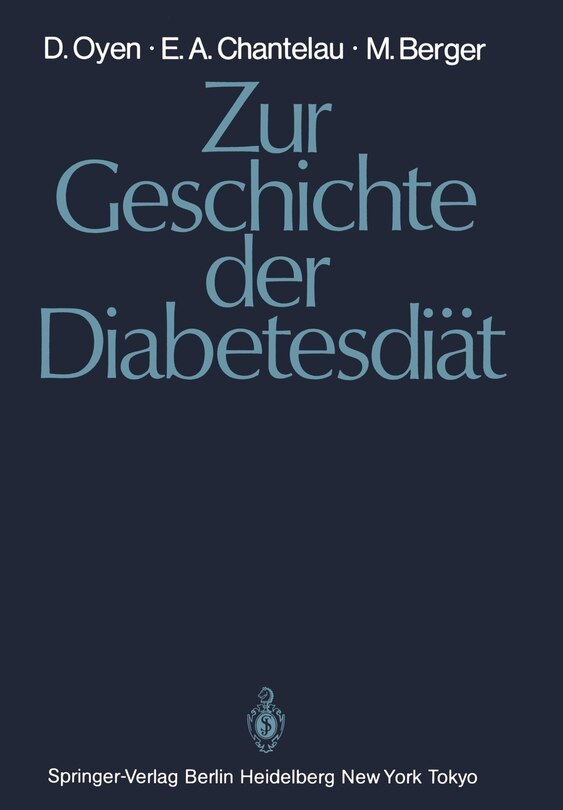 Front cover_Zur Geschichte der Diabetesdi&auml;t