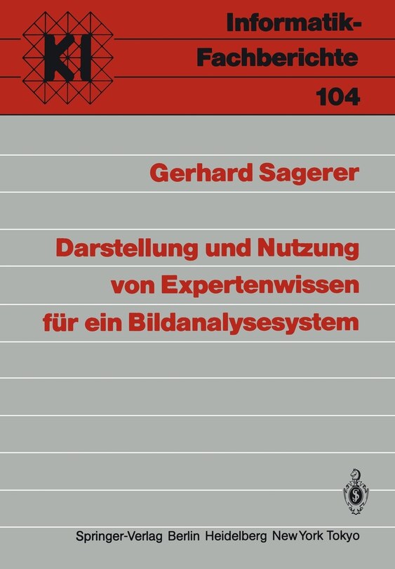 Couverture_Darstellung und Nutzung von Expertenwissen für ein Bildanalysesystem