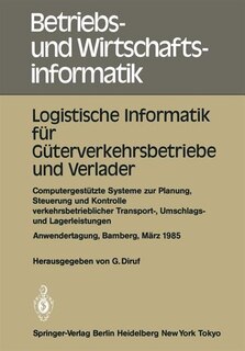 Couverture_Logistische Informatik Für Güterverkehrsbetriebe Und Verlader