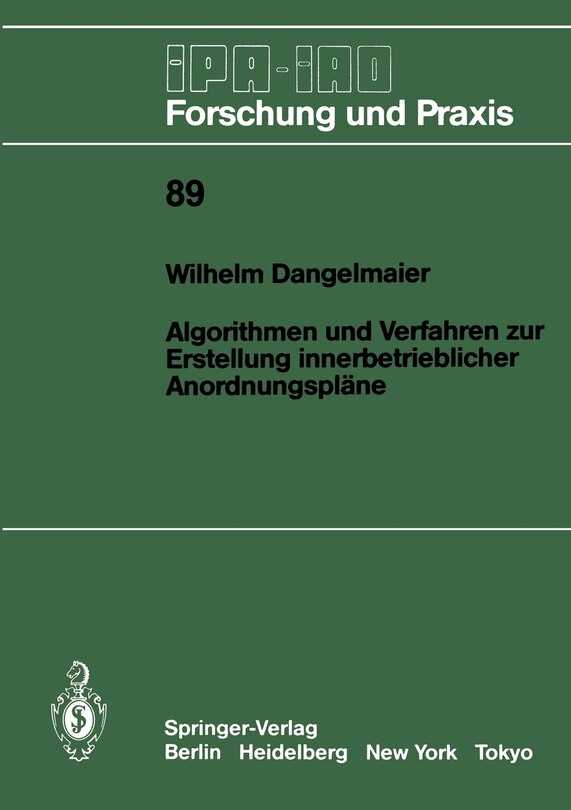Couverture_Algorithmen und Verfahren zur Erstellung innerbetrieblicher Anordnungspläne