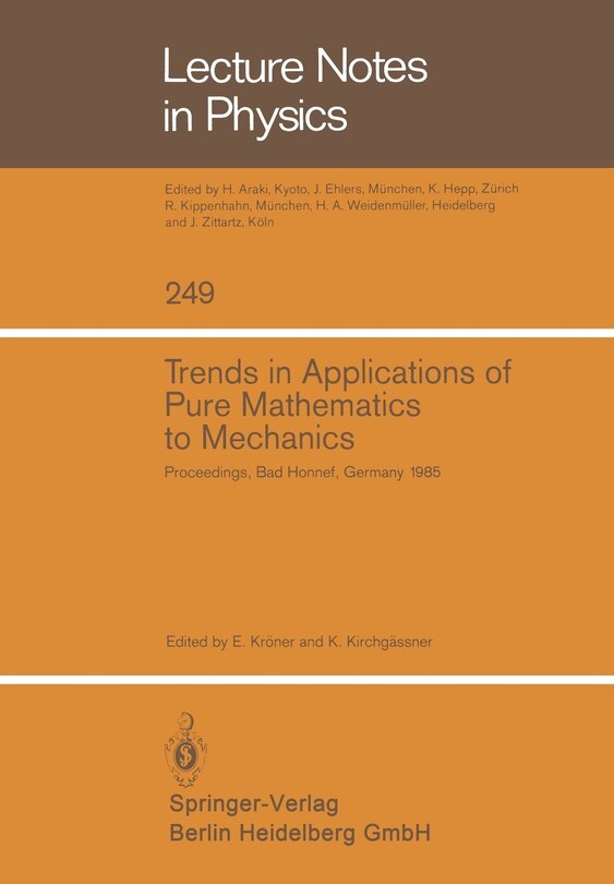 Couverture_Trends in Applications of Pure Mathematics to Mechanics