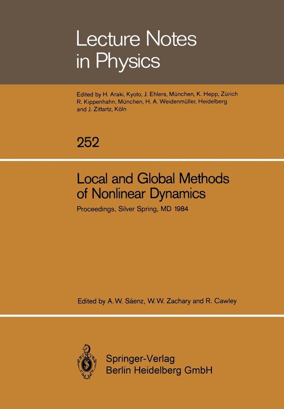 Couverture_Local and Global Methods of Nonlinear Dynamics