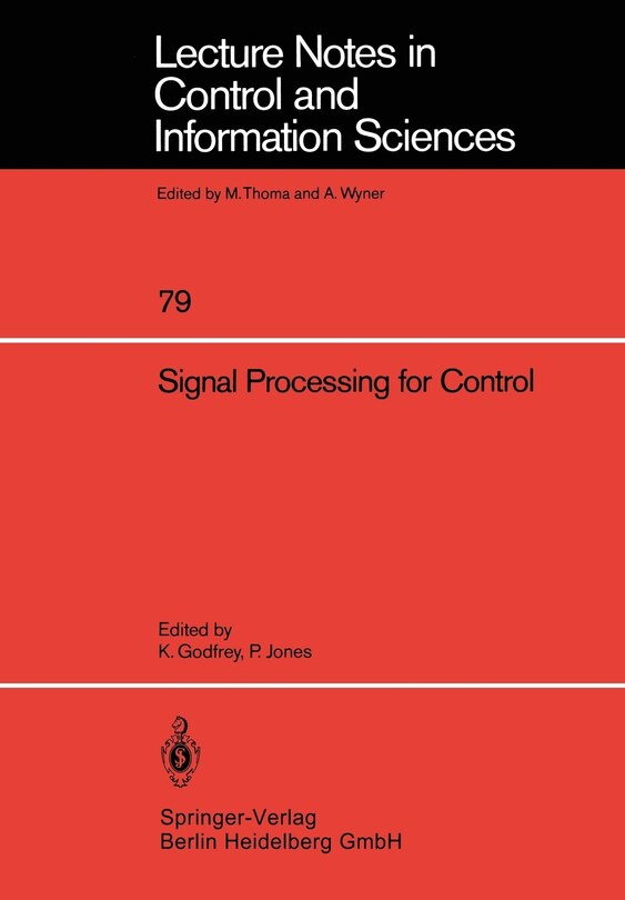 Front cover_Signal Processing for Control