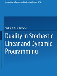 Front cover_Duality in Stochastic Linear and Dynamic Programming