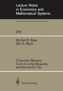 Consumer Behavior, Cost of Living Measures, and the Income Tax